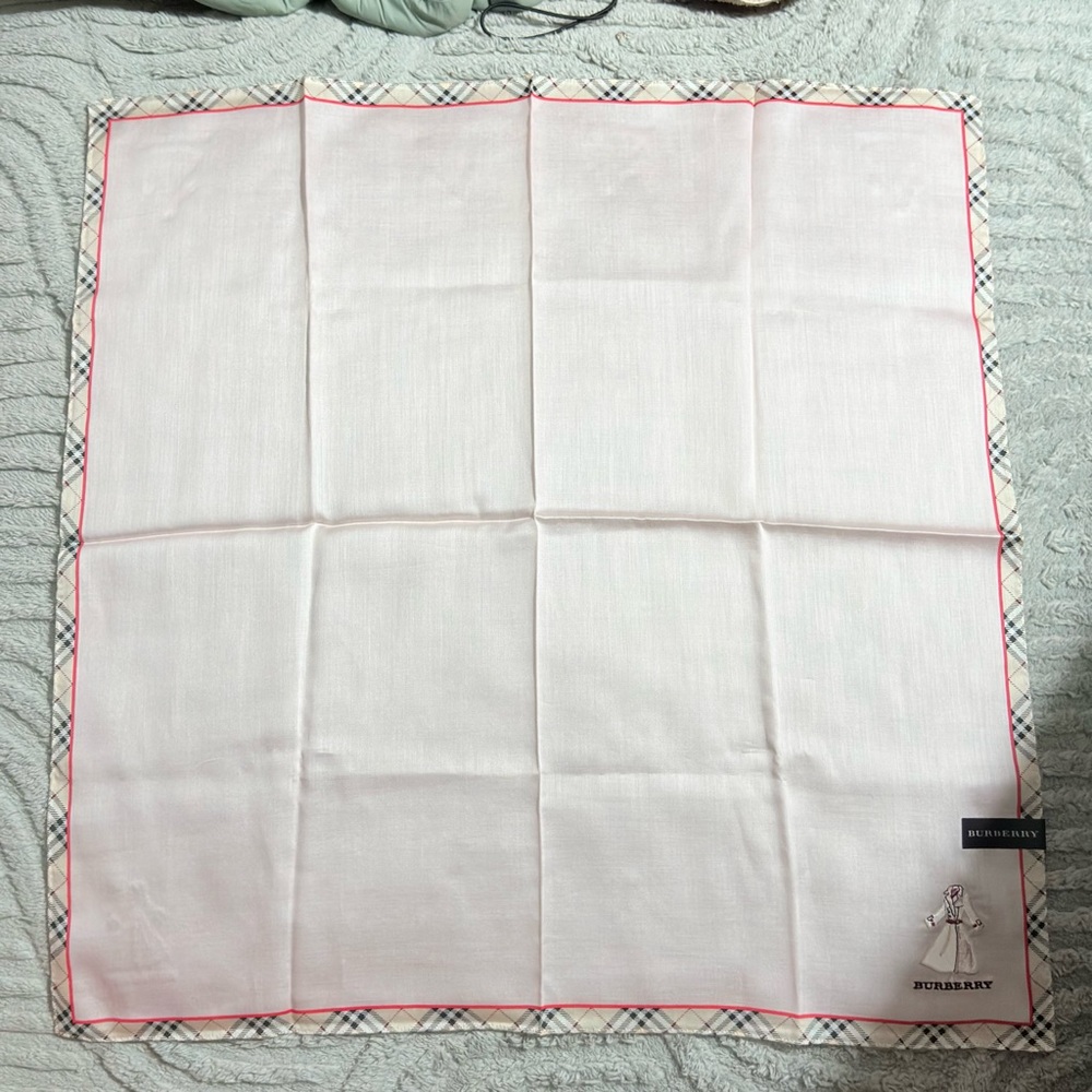 Burberry Beige and Pink Scarf cotton - Picture 6 of 16